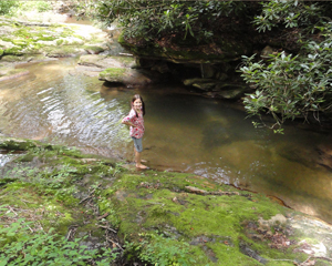 Fishing on our Property
